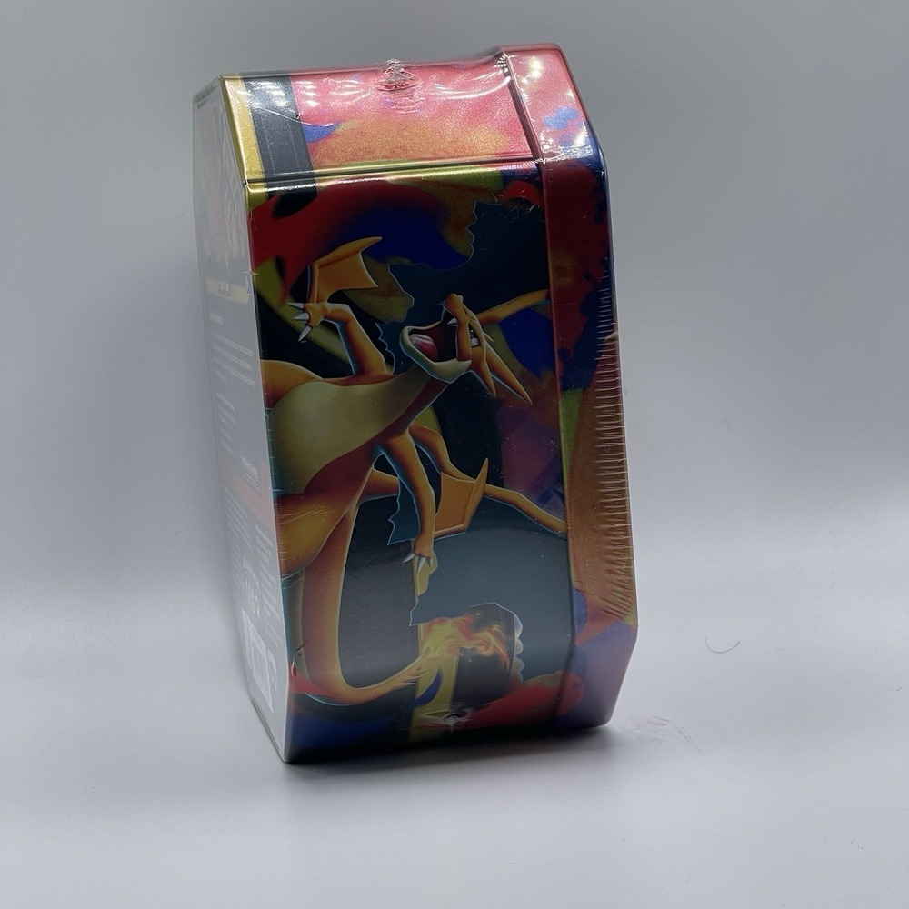Pokemon TCG Mega Charizard Y ex Tin Sealed Booster Packs English SEALED - Picture 2 of 6